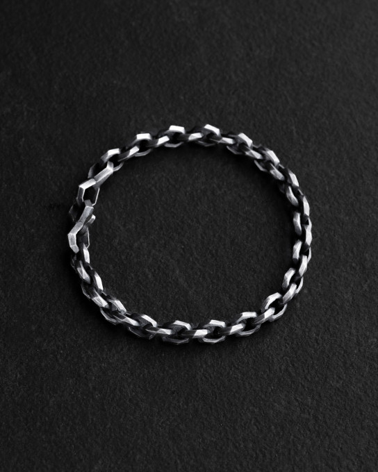 Серебряный браслет CHAIN якорного плетения / Браслеты