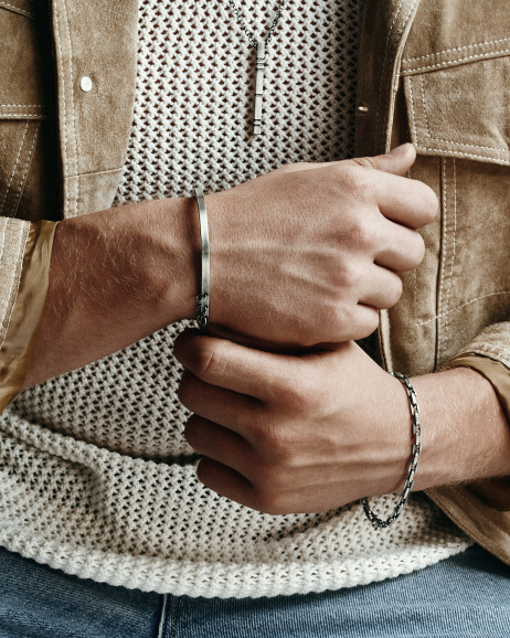 Silver bracelet CRUAS  7