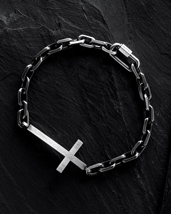 Серебряный браслет STRENGTH OF FAITH / Браслеты + 7