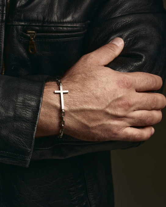 Серебряный браслет STRENGTH OF FAITH / Браслеты + 11