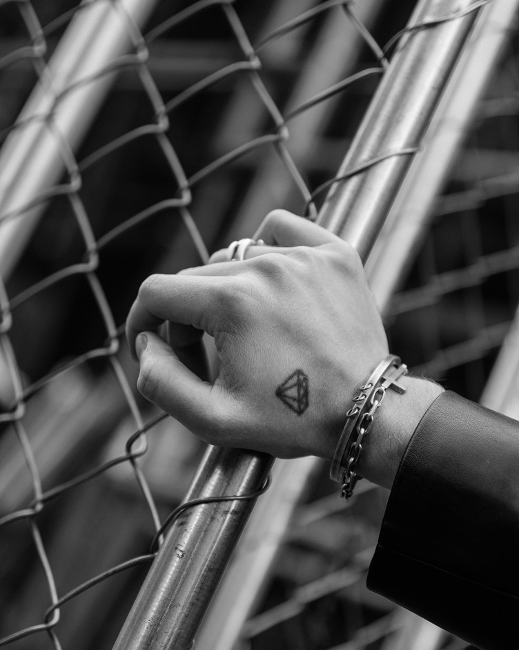 Silver bracelet STRENGTH OF FAITH 12