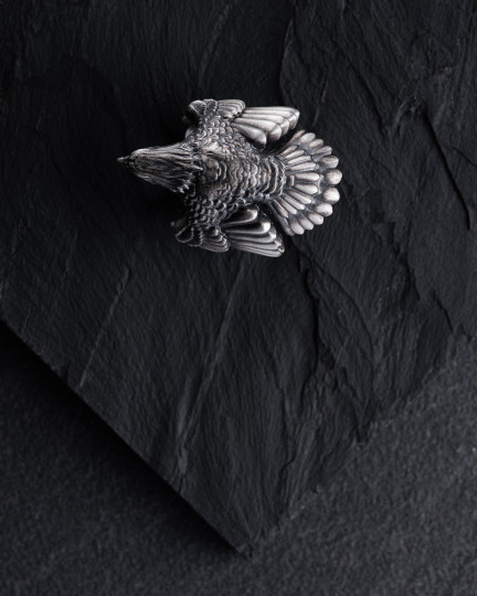 Серебряное кольцо THE EAGLE / Кольца + 3