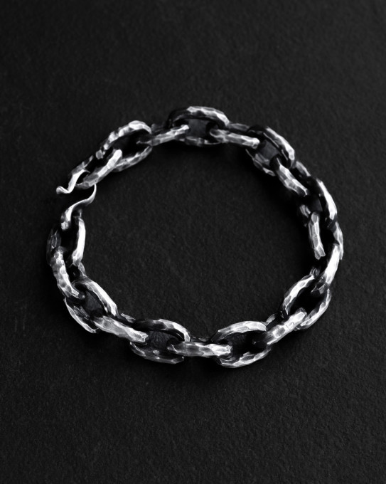 Срібний браслет VOLCANO CHAIN / Браслети