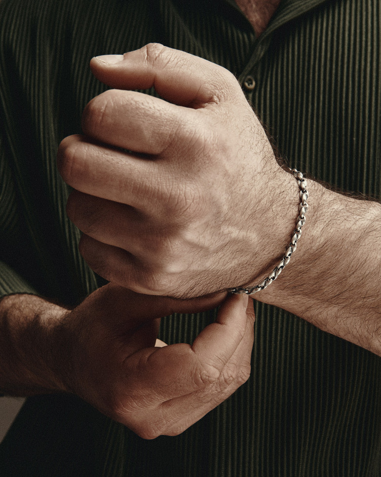 Серебряный браслет FORTO 3