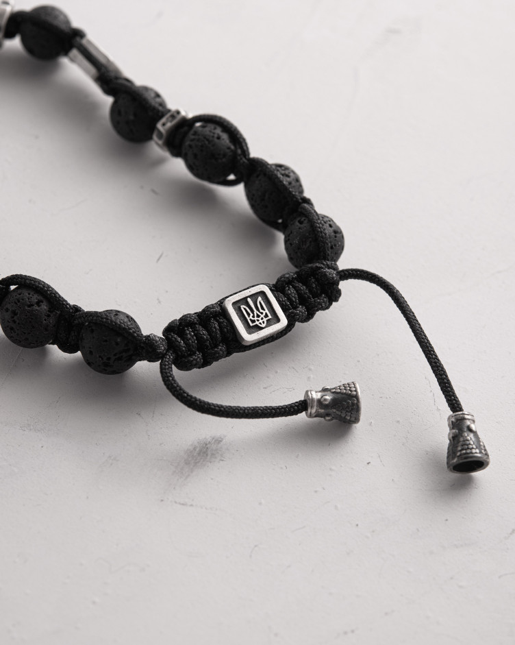 Чоловічий браслет COSSACK. LAVA STONE 5