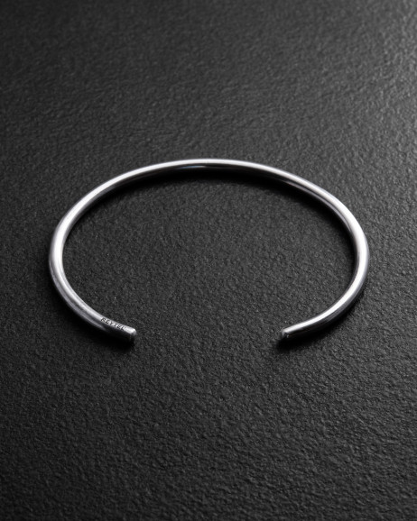 Серебряный жесткий браслет MEKTIG 5