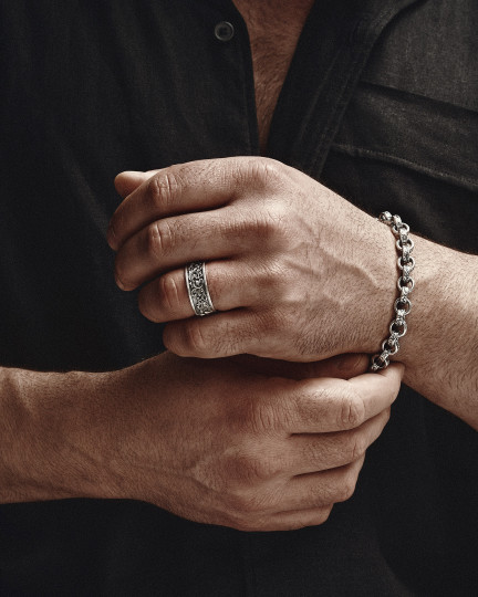 Серебряный браслет INVICTA / Браслеты + 4