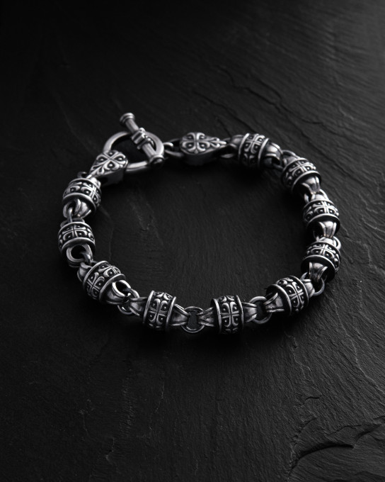 Серебряный браслет AKSENT / Браслеты + 6