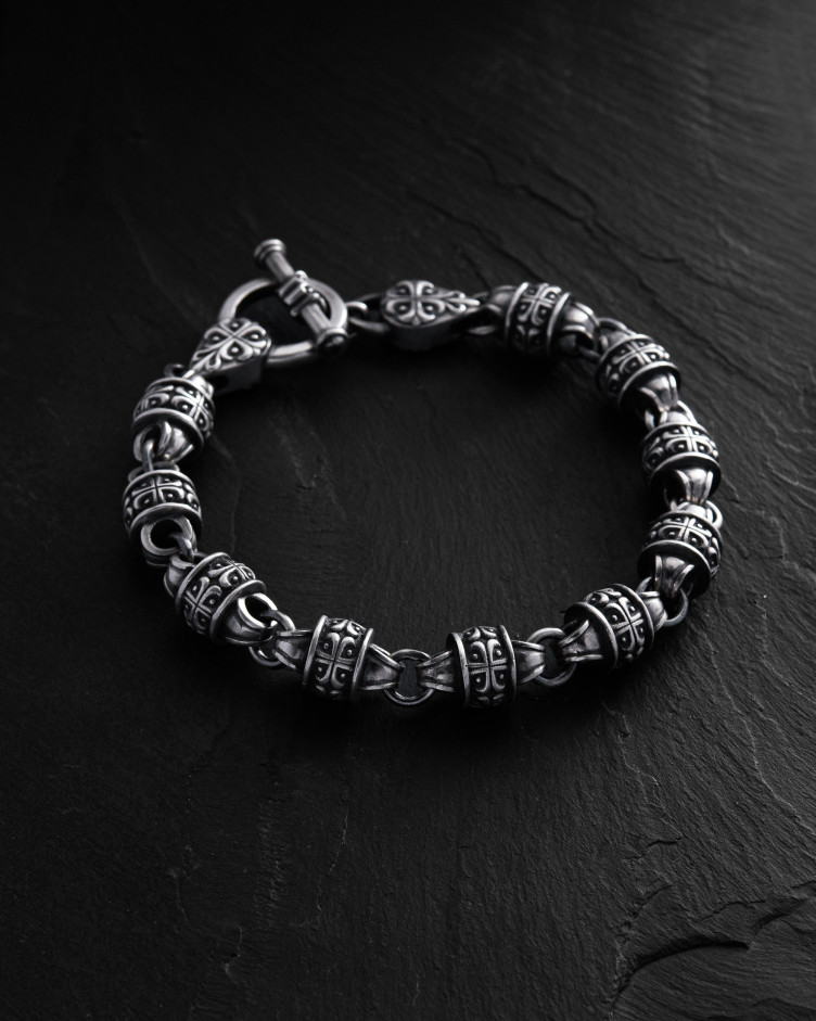 Серебряный браслет AKSENT 3