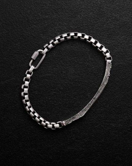 Серебряный браслет FORGED / Браслеты + 3