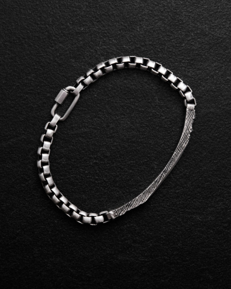 Серебряный браслет FORGED 2