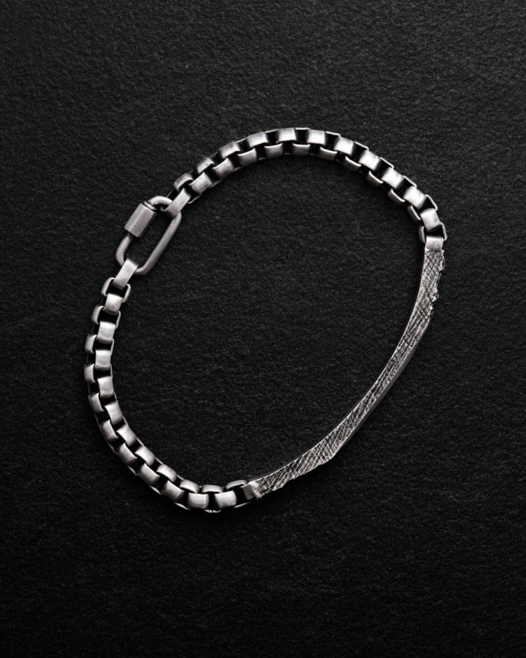 Серебряный браслет FORGED 2