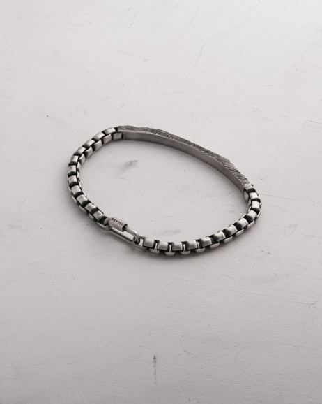 Серебряный браслет FORGED 4