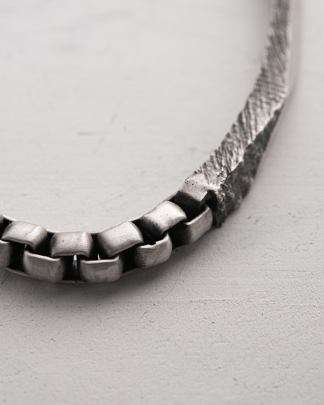 Серебряный браслет FORGED 3