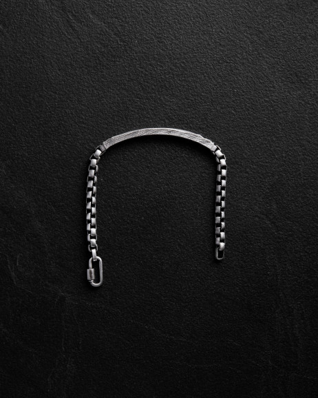 Серебряный браслет FORGED 6