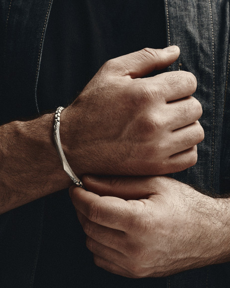 Серебряный браслет FORGED 2