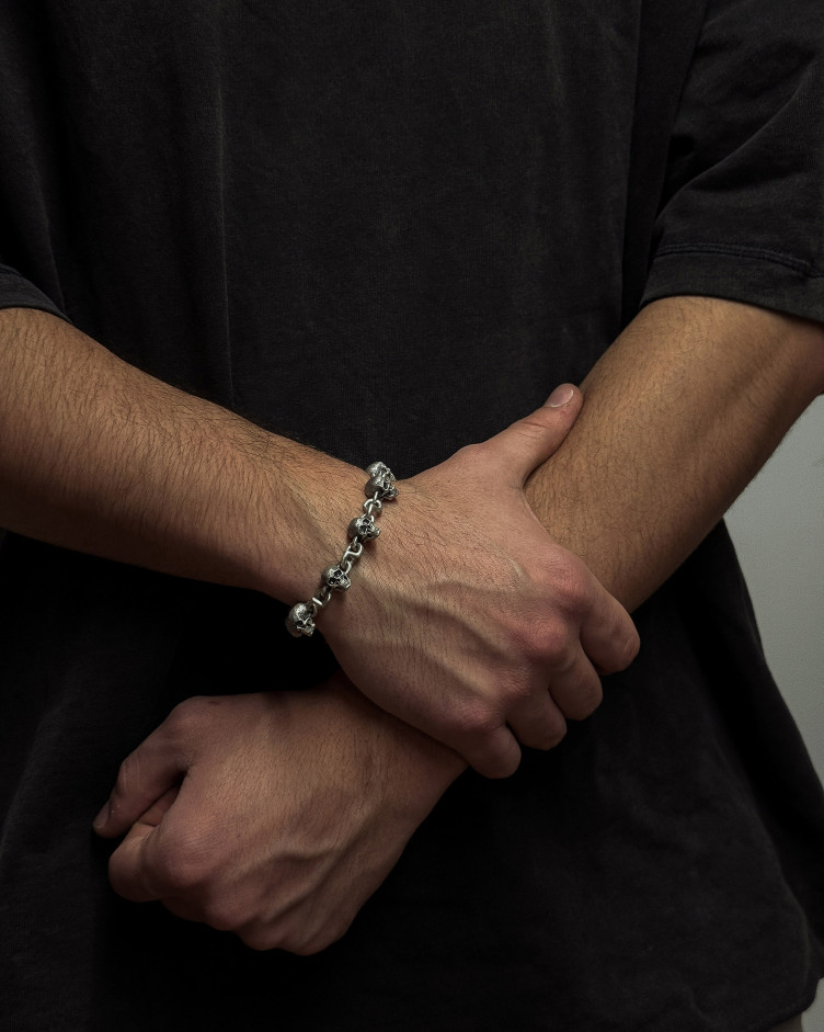 Срібний браслет CARPE DIEM 2