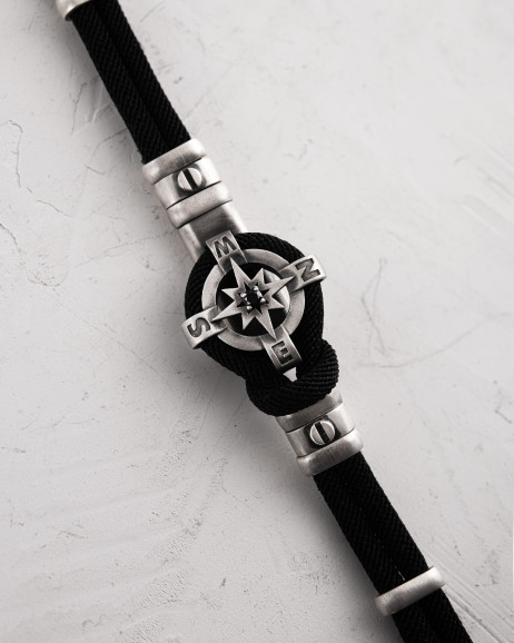 Срібний браслет WIND ROSE 4