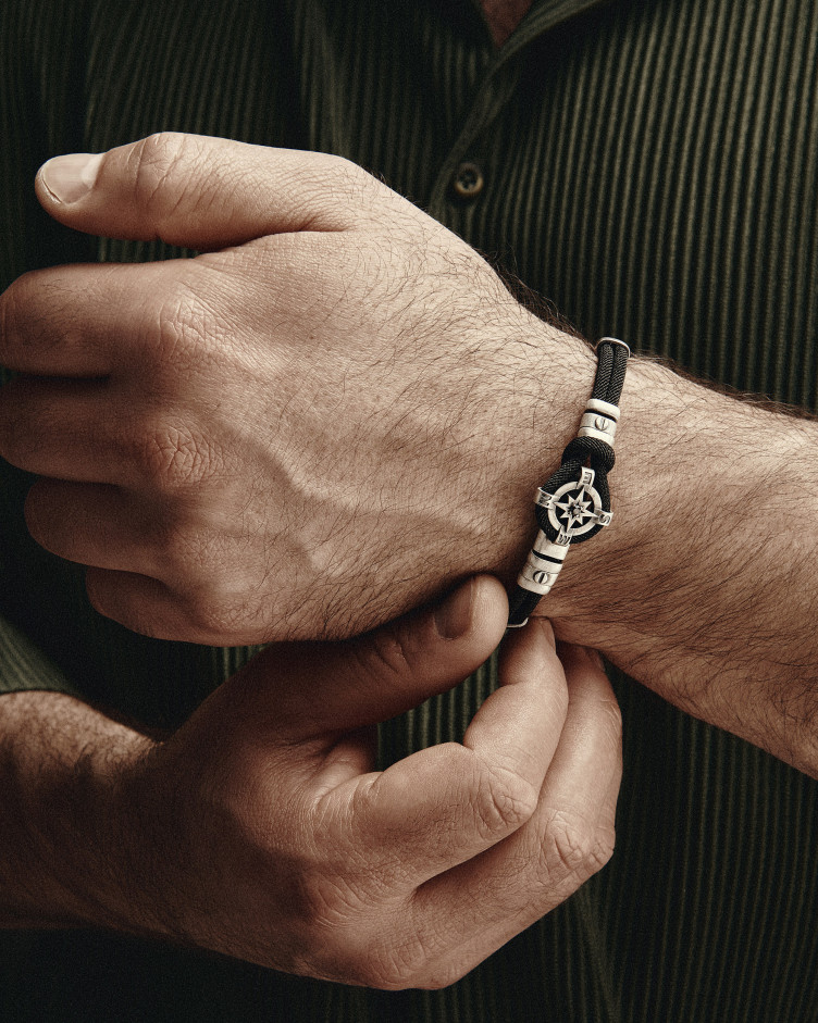 Срібний браслет WIND ROSE 2