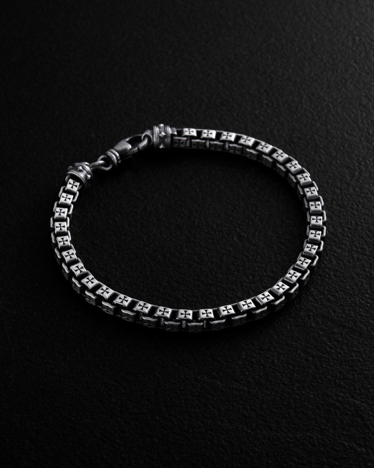 Silver bracelet MALTESE CROSS 3 Reytel Silver bracelet MALTESE CROSS 3