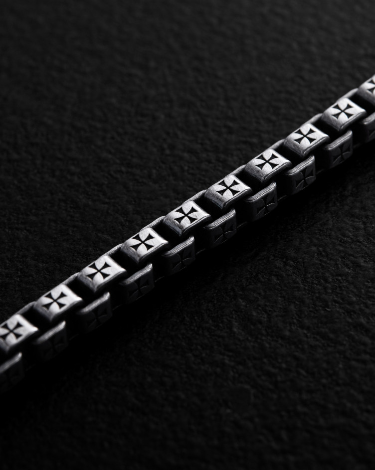 Silver bracelet MALTESE CROSS 4 Reytel Silver bracelet MALTESE CROSS 4