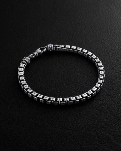 Silver bracelet POLAR STAR 3 Reytel Silver bracelet POLAR STAR 3