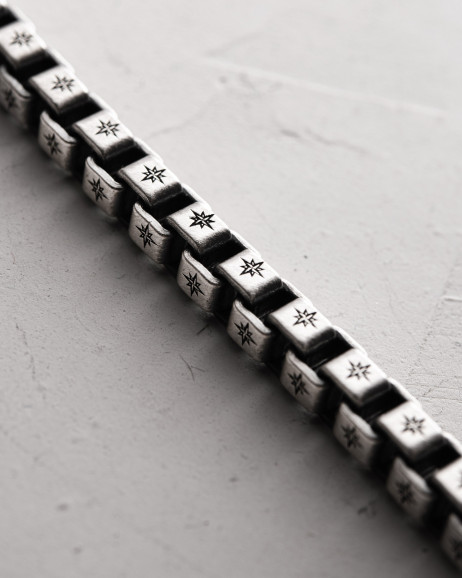 Silver bracelet POLAR STAR 5 Reytel Silver bracelet POLAR STAR 5