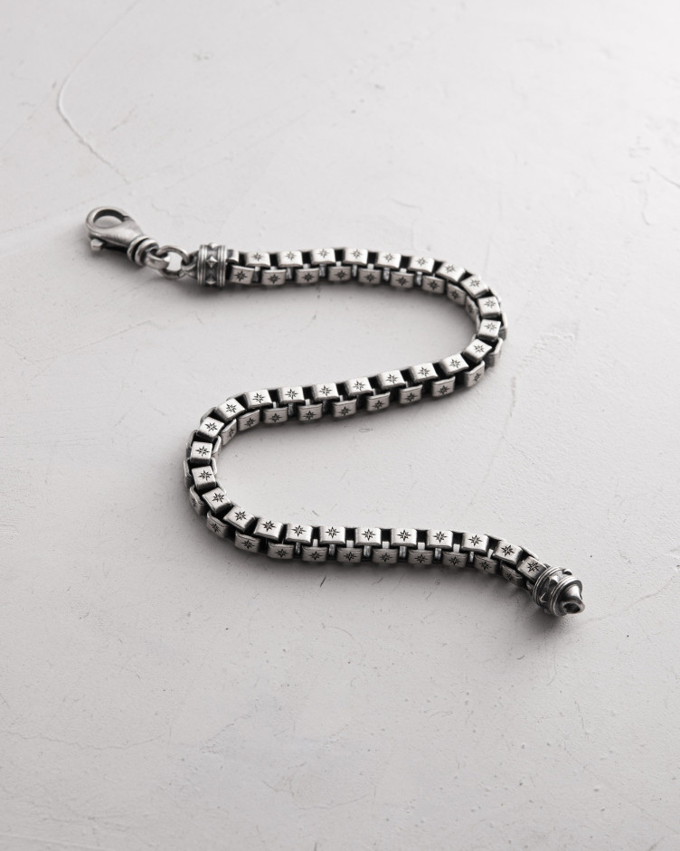 Silver bracelet POLAR STAR 6 Reytel Silver bracelet POLAR STAR 6