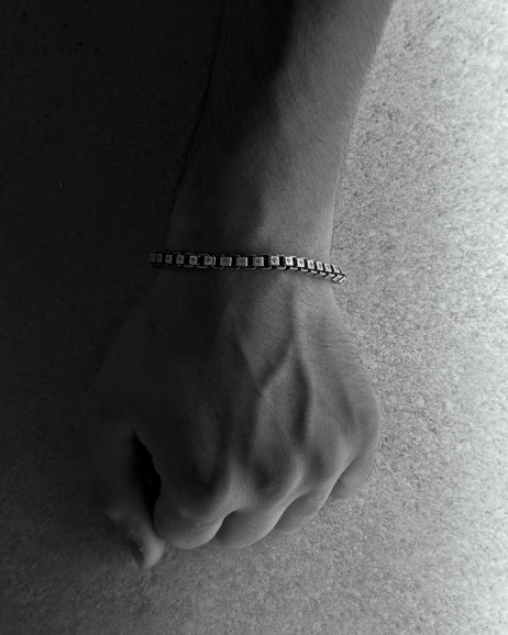 Silver bracelet POLAR STAR 4 Reytel Silver bracelet POLAR STAR 4