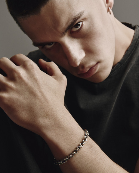 Срібний браслет TEMPLE 2