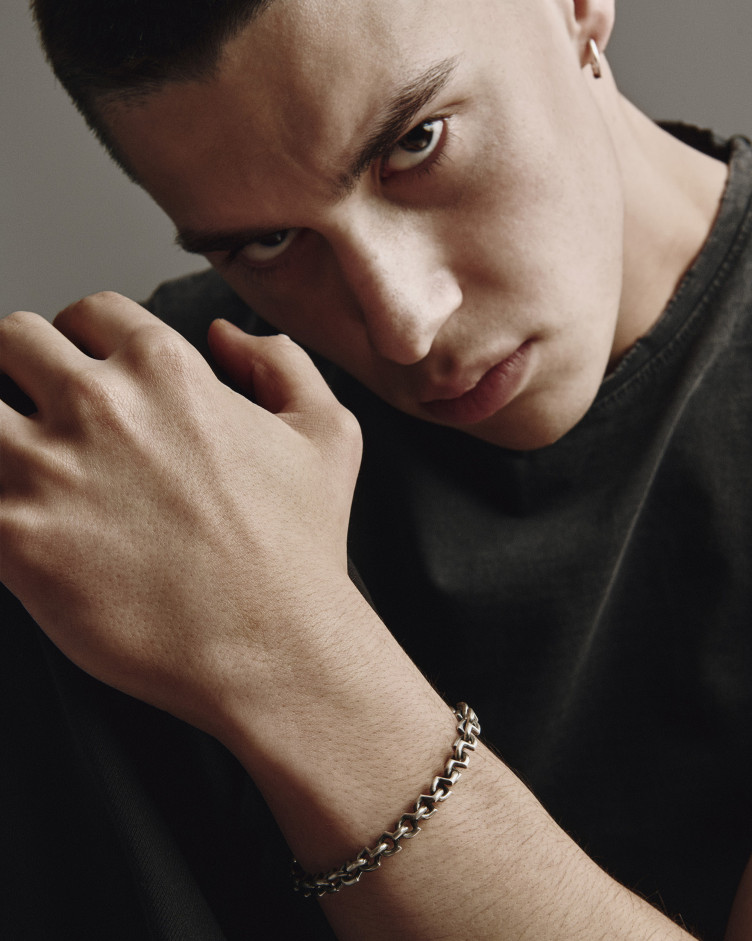 Срібний браслет TEMPLE 2