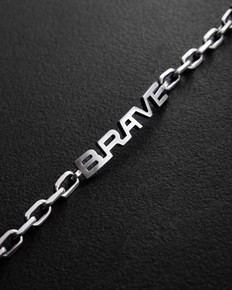 Silver bracelet BRAVE 2