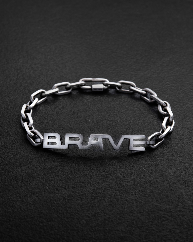 Silver bracelet BRAVE 3