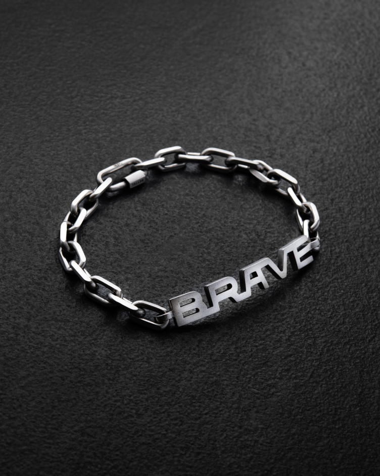 Silver bracelet BRAVE 4