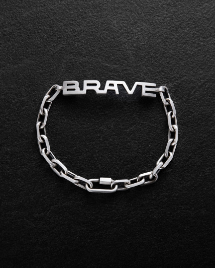 Срібний браслет BRAVE / Браслети + 2