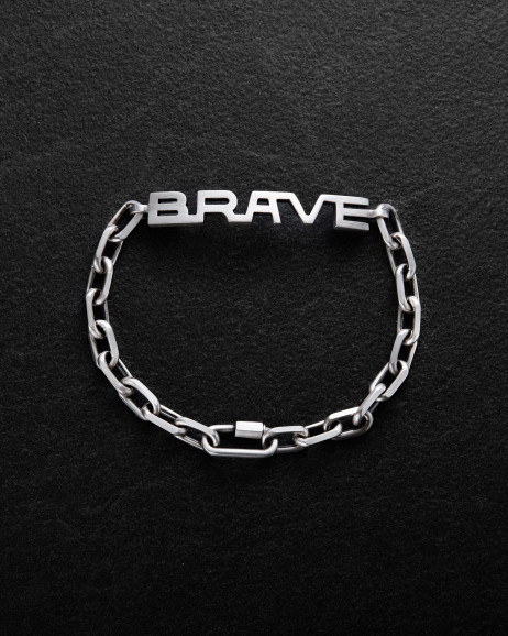 Silver bracelet BRAVE