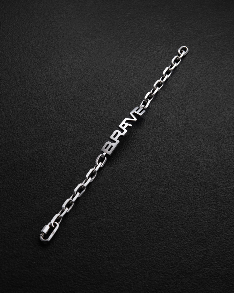 Silver bracelet BRAVE 5