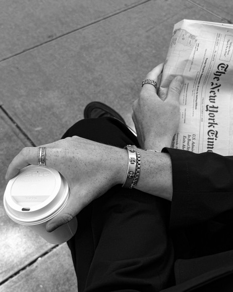 Silver bangle CROIX DES TEMPLIERS 11