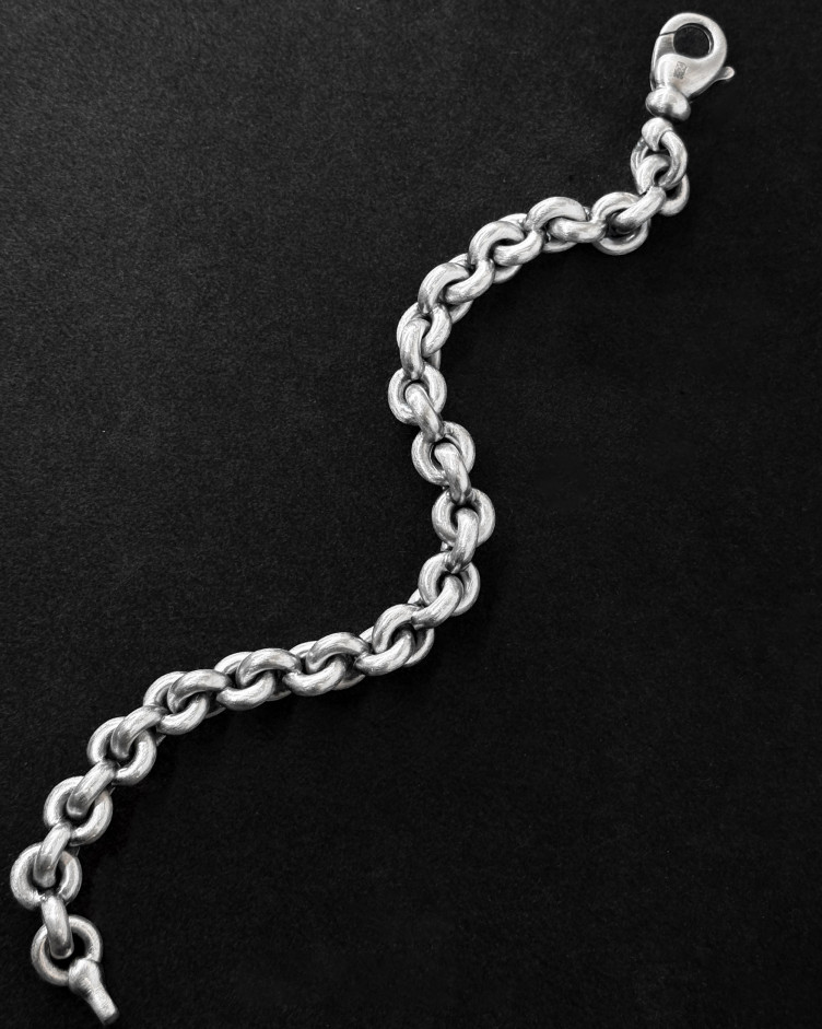 Срібний браслет MACHT 3