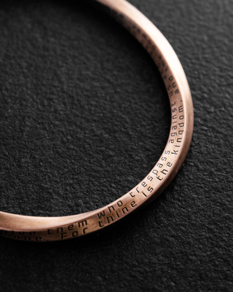 Вangle THE LORD'S PRAYER - OUR FATHER 14k rose gold 2