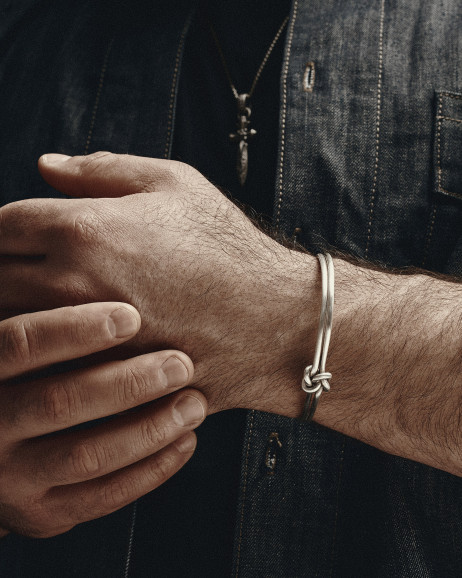 Silver bangle TAPPERHET 3