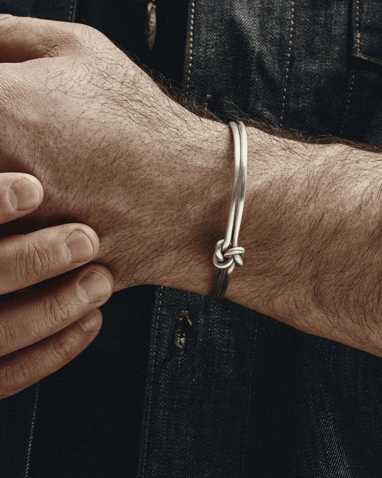 Silver bangle TAPPERHET