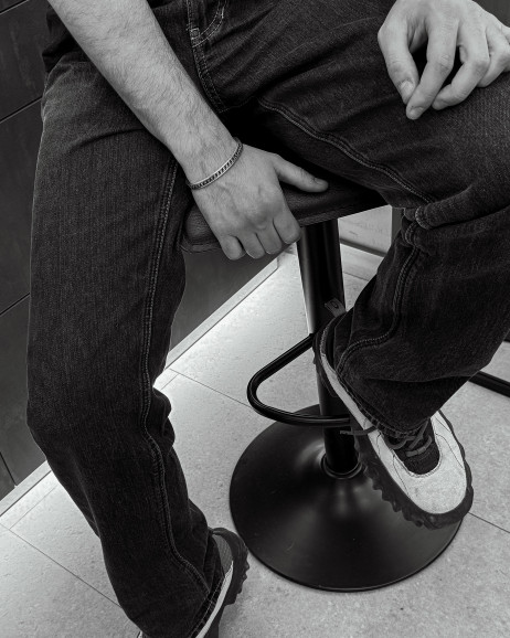 Срібний жорсткий браслет VIRTUS 5