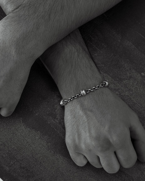 Silver bracelet STARK 2