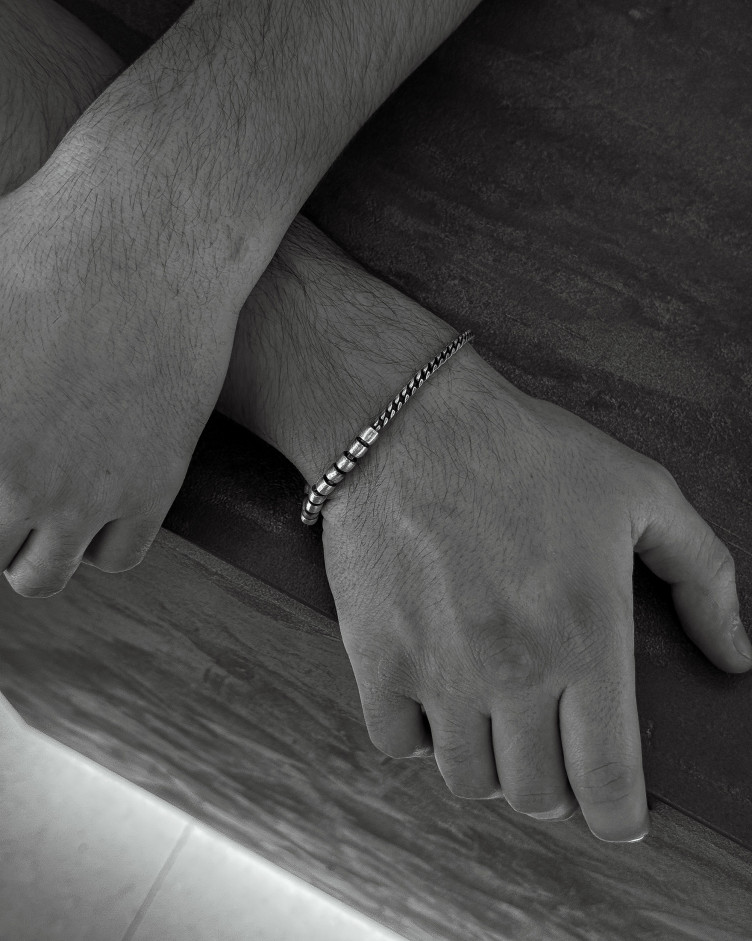 Серебряный браслет MUT 4