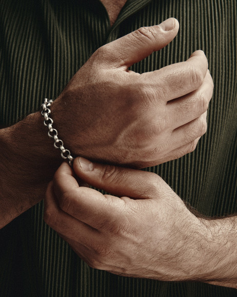 Срібний браслет MUTIG 2