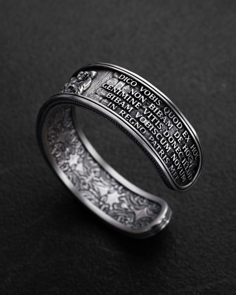 Silver bangle THE LAST SUPPER 5