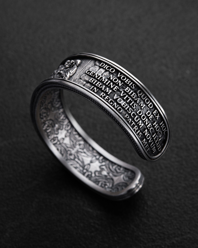 Silver bangle THE LAST SUPPER 5
