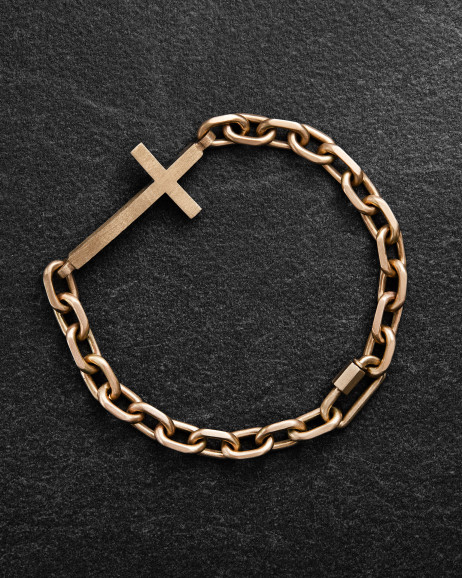 Браслет STRENGTH OF FAITH (жовте золото) 3