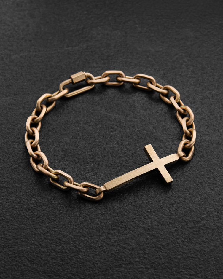 Браслет STRENGTH OF FAITH (жовте золото)